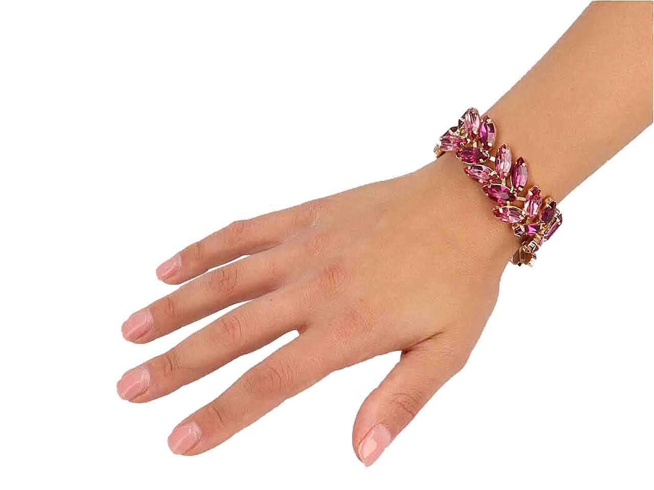 Bracciale con pietre e strass 274022
