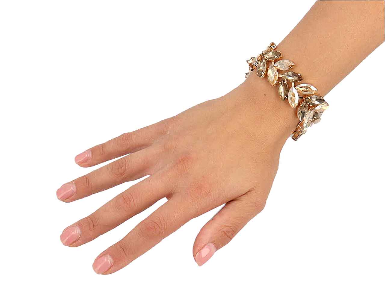 Bracciale con pietre e strass 274022