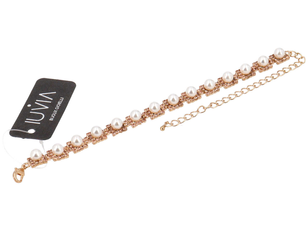 Bracciali strass e perle 274387