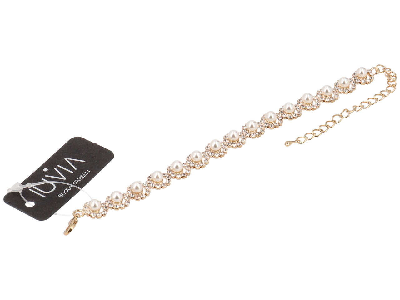 Bracciali strass e perle 274387