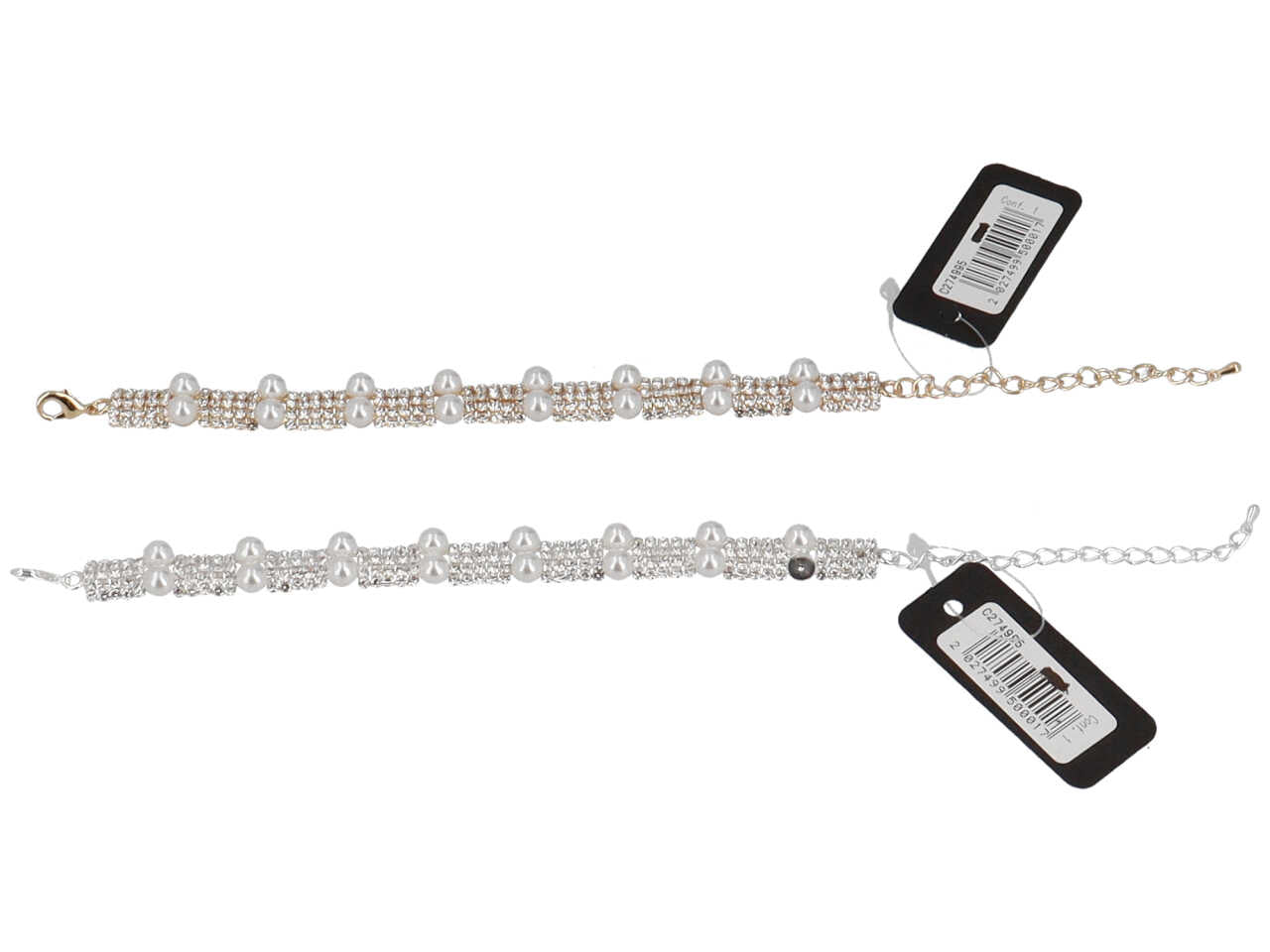 Bracciale strass e perle 274995