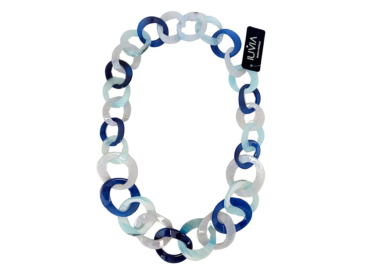 Collana lunga catena in resina 276061