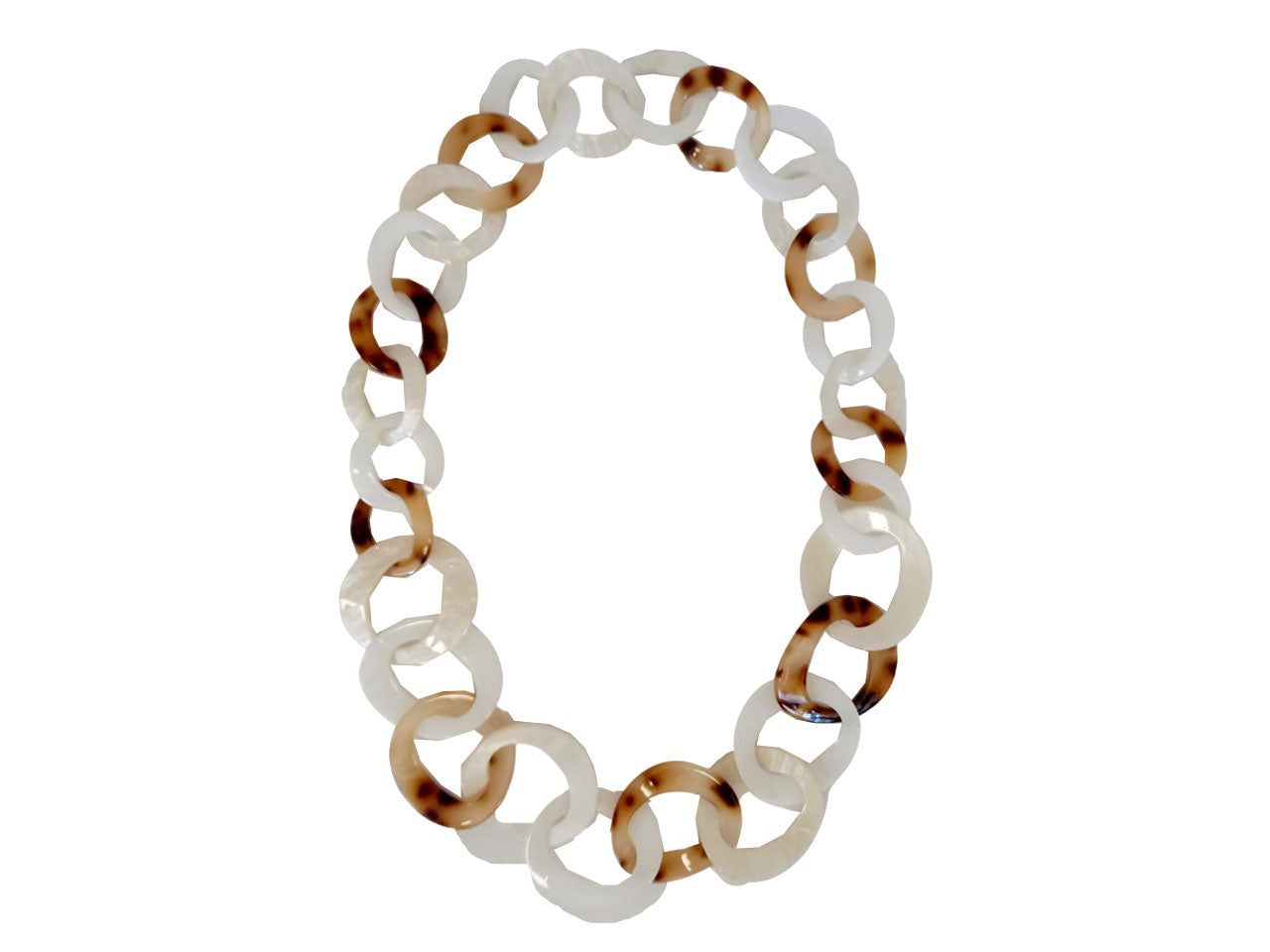 Collana lunga catena in resina 276061