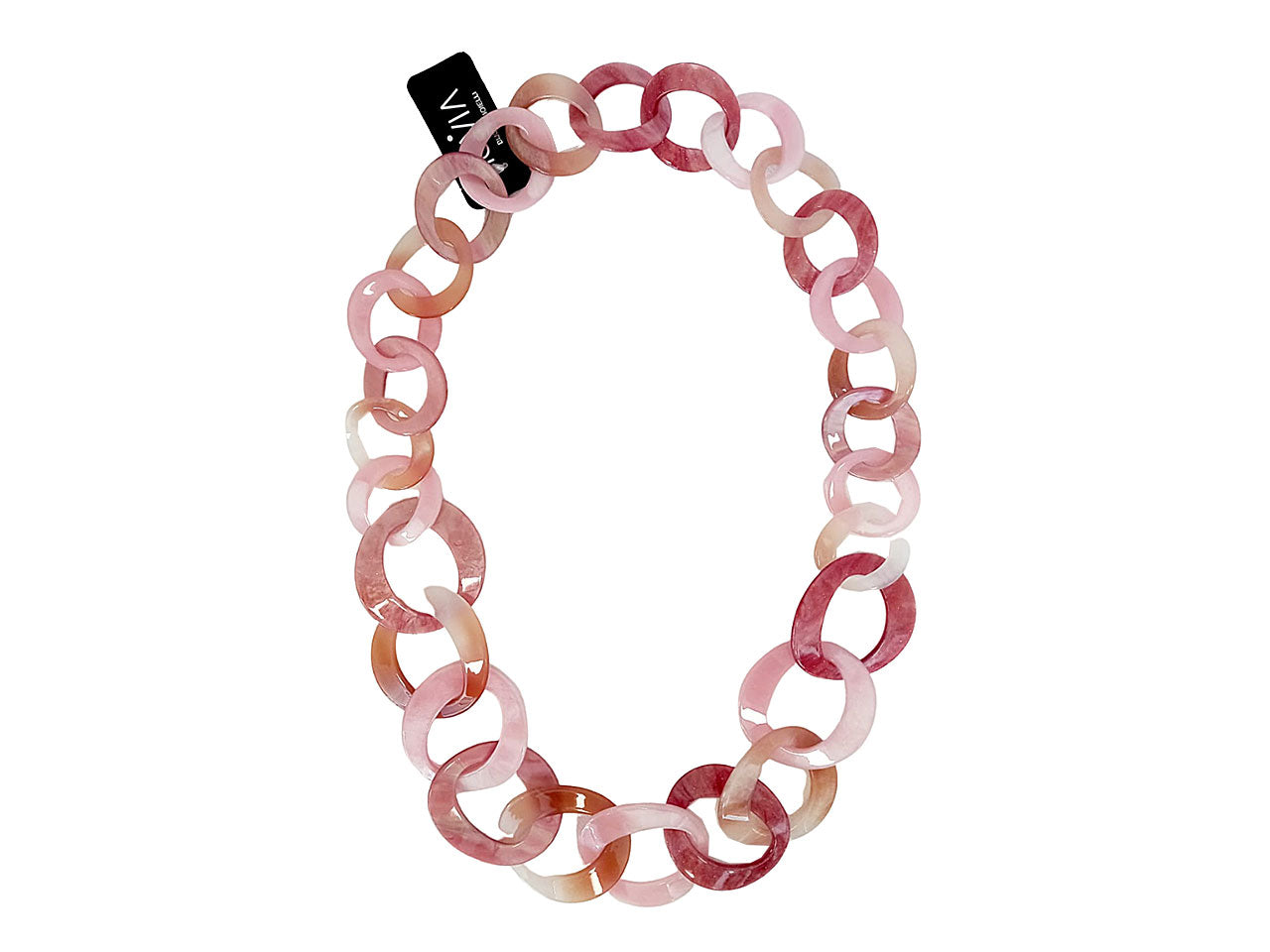 Collana lunga catena in resina 276061