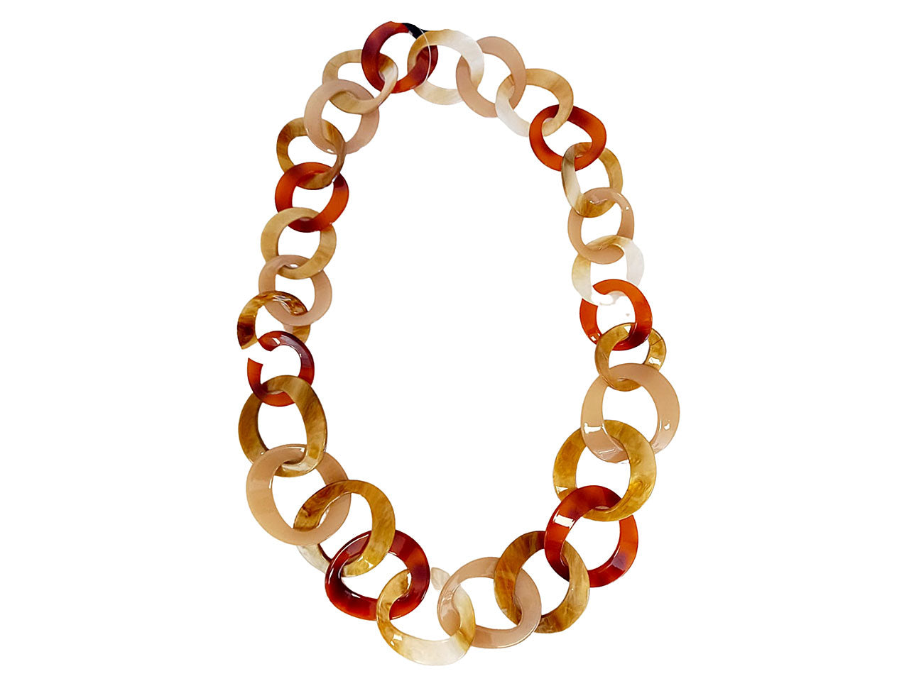 Collana lunga catena in resina 276061