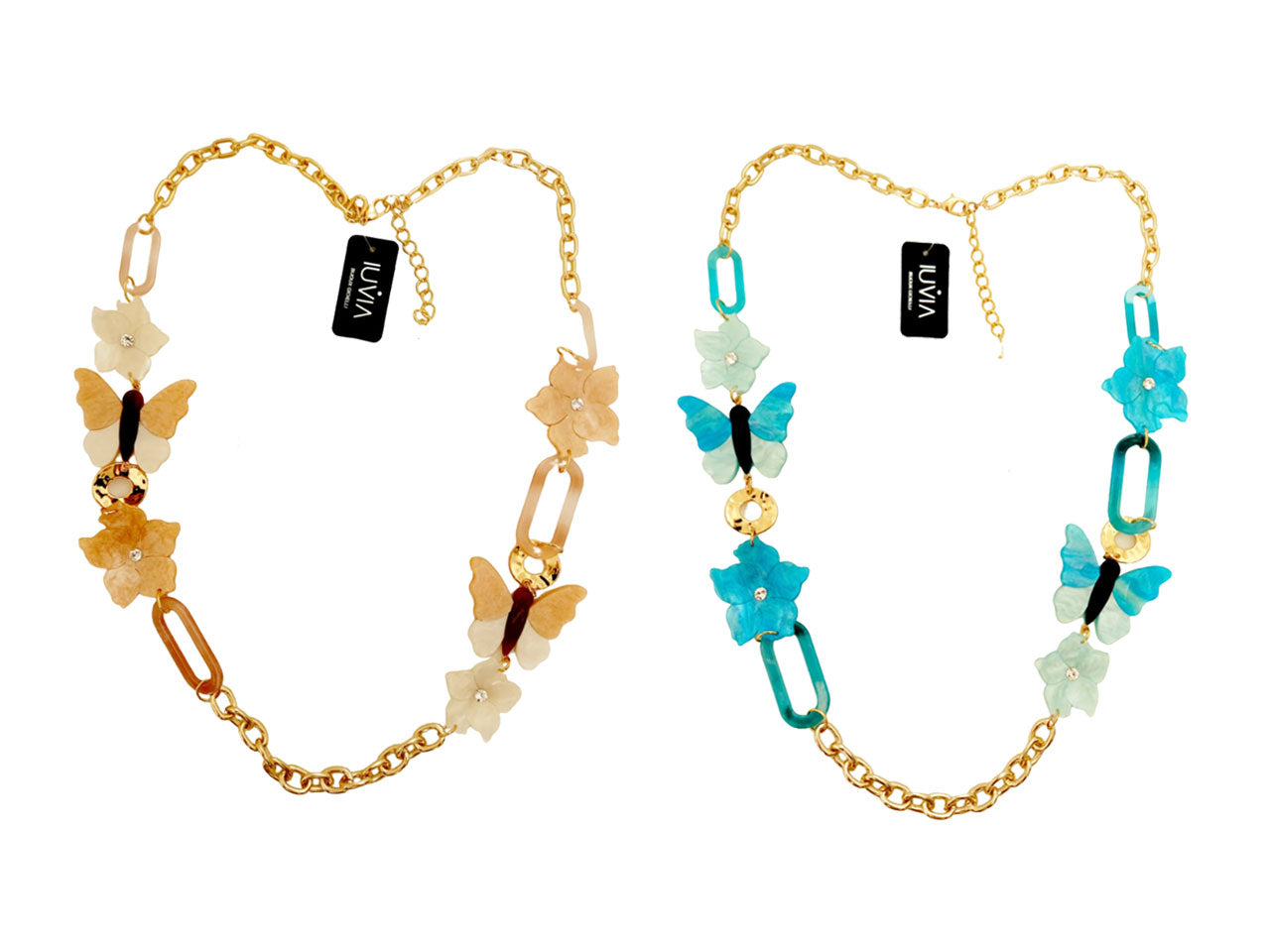 Collana lunga con farfalle 276090