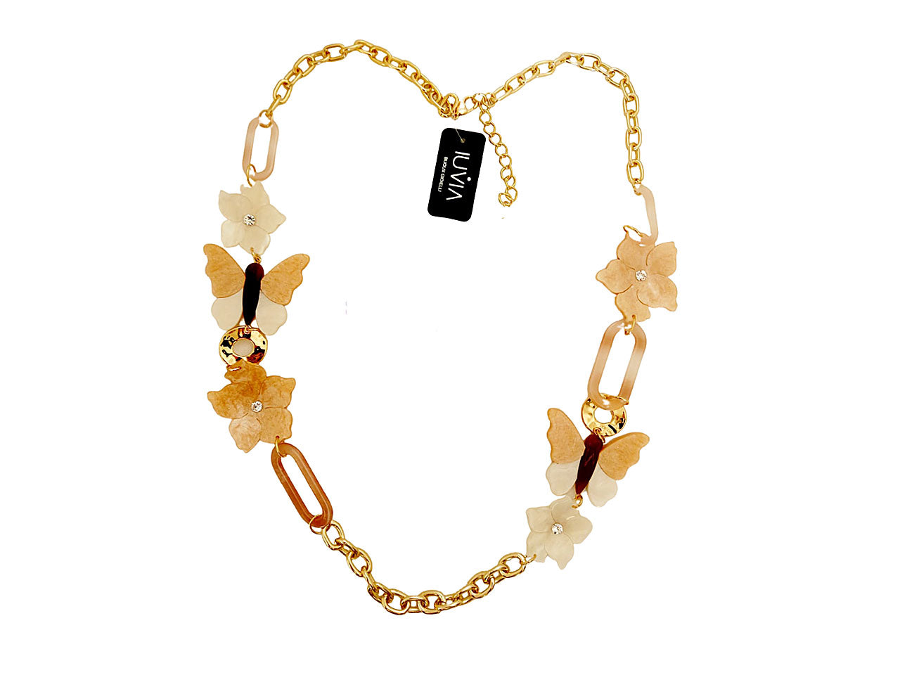 Collana lunga con farfalle 276090