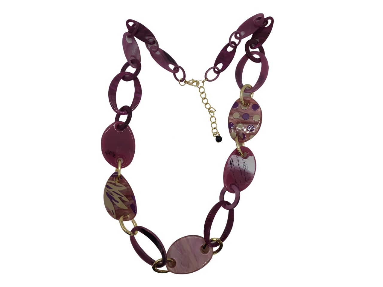 Collana lunga in resina