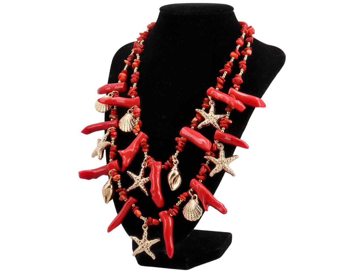 Collana corta doppio giro c/st