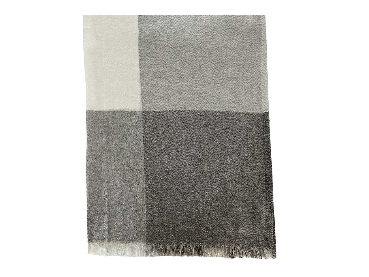 Stola laminata fantasia quadri