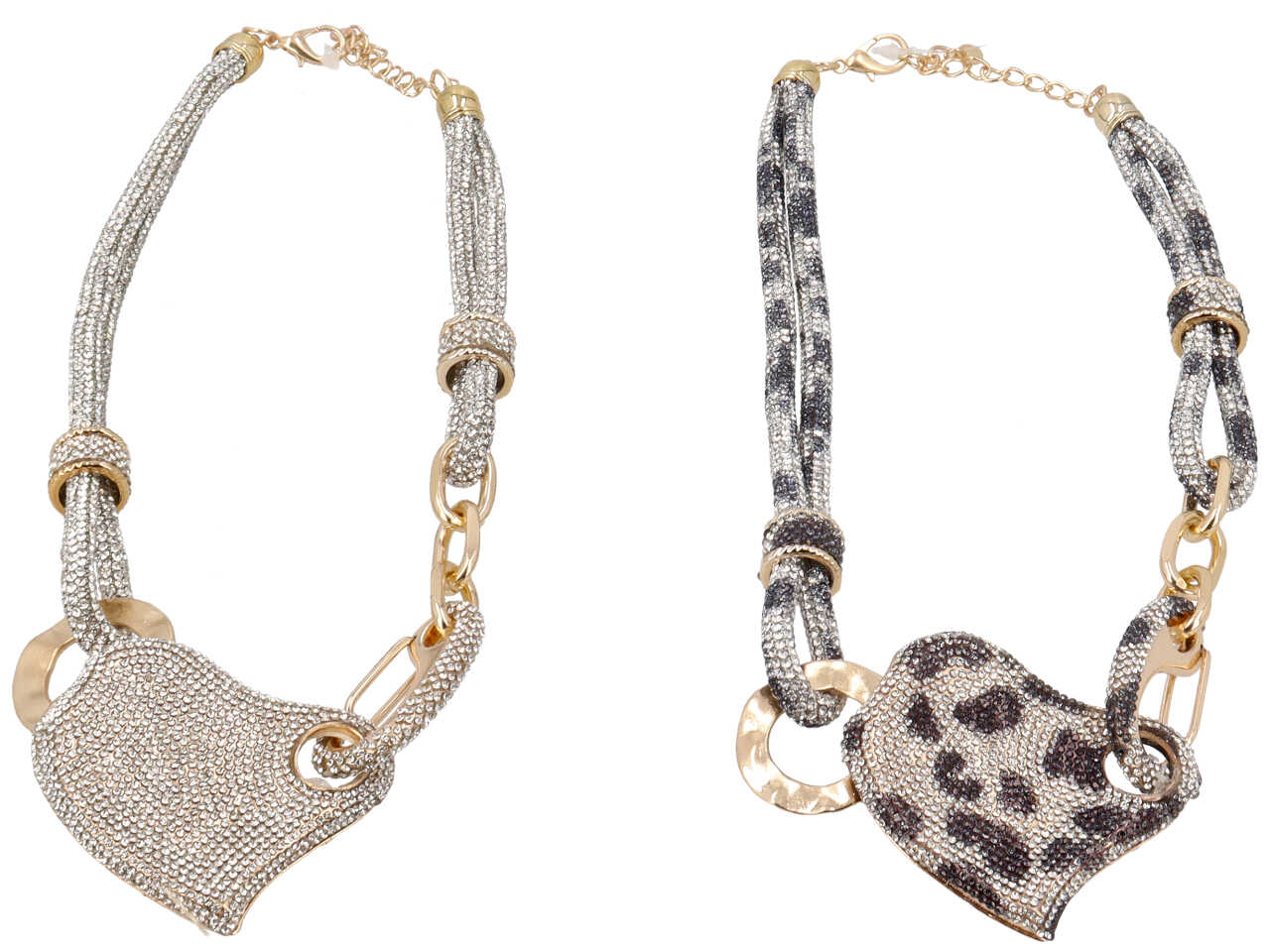 Collana corta con cuore