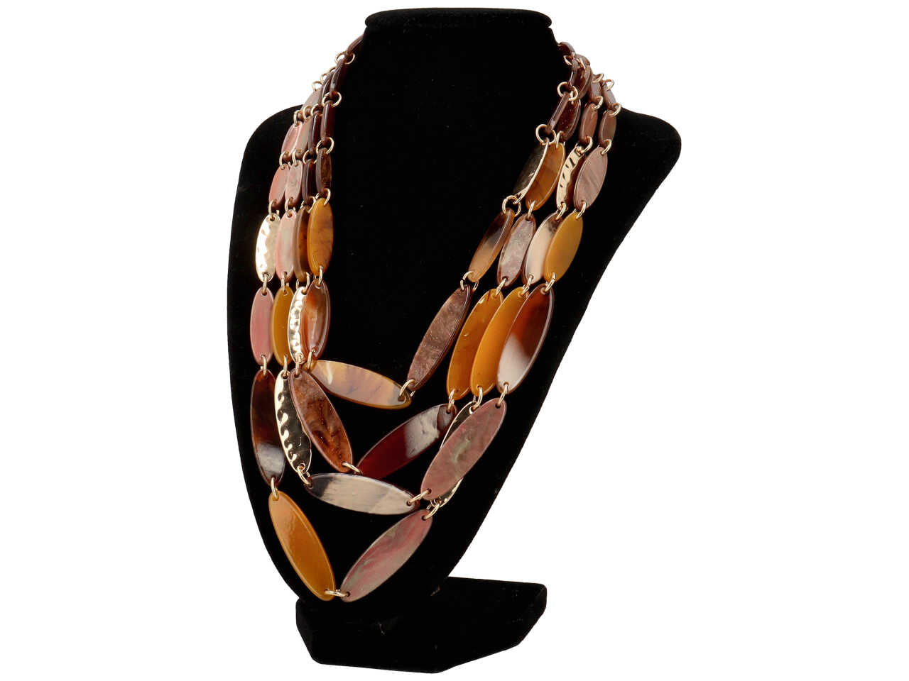 Collana corta multifilo