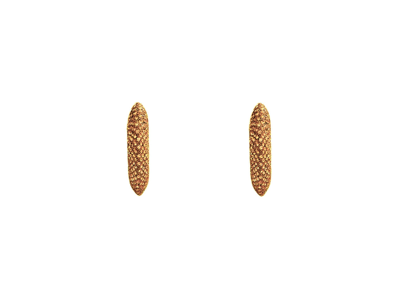 Orecchini a semicerchio con strass