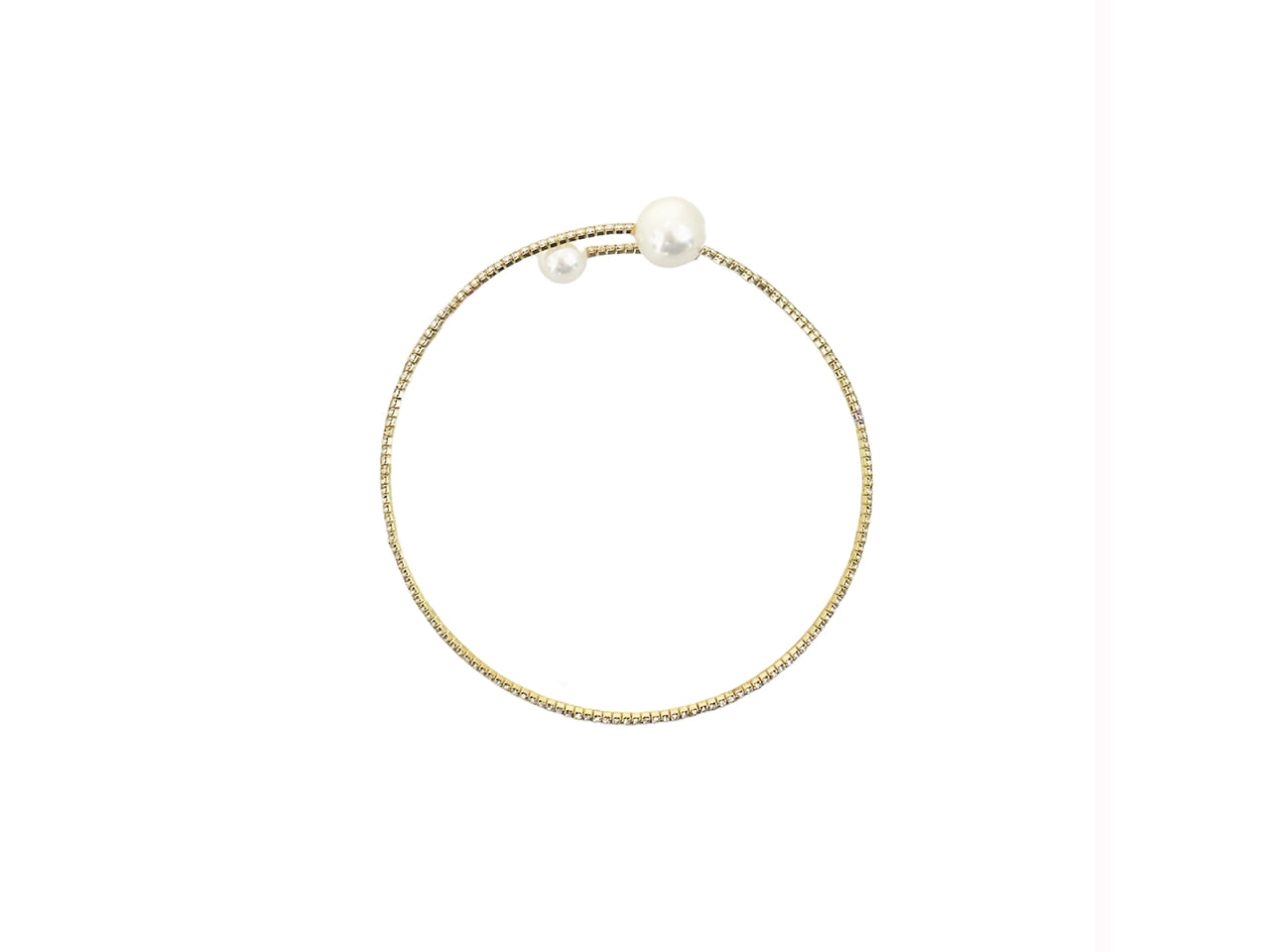 Collarino a un filo con strass