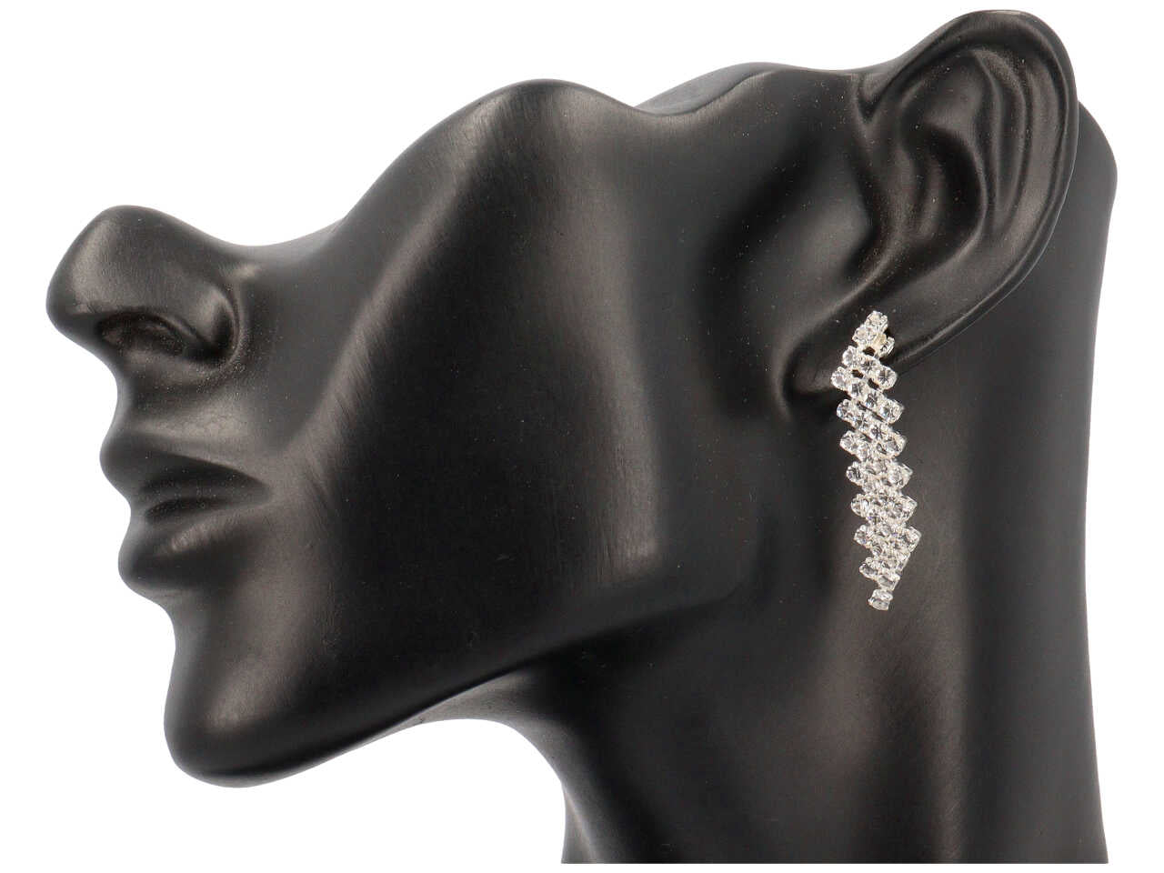 Set collana e orecchini a punta crystal