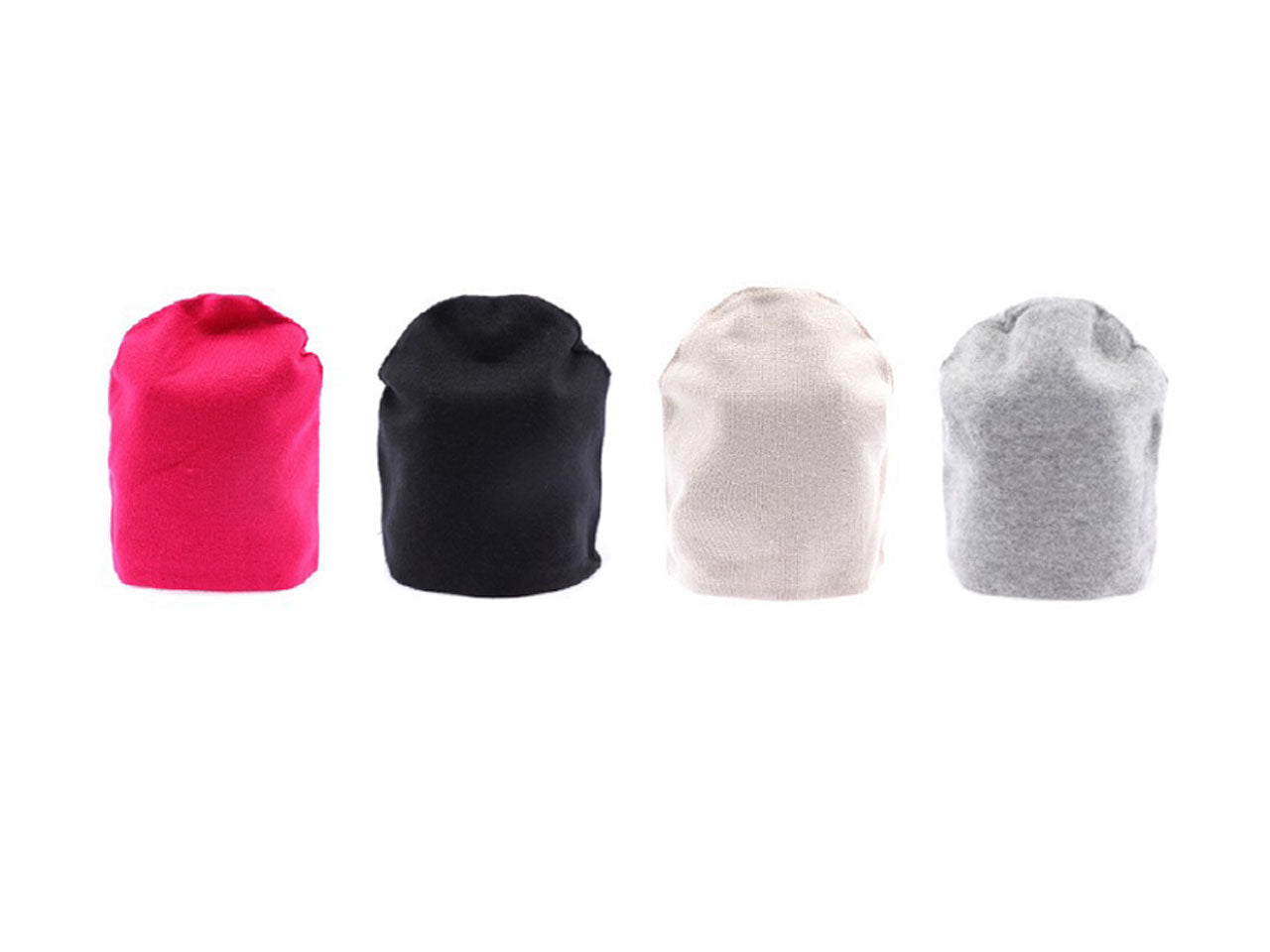 Cappello rasta nei colori nero, grigio, rosa e fucsia