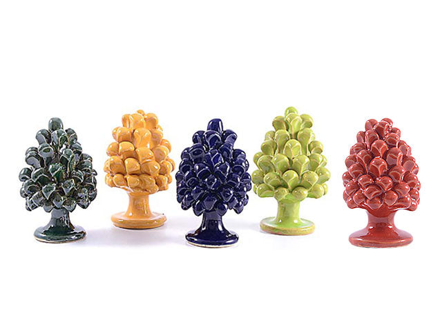 Pigna carciofo colorata artgianale 10cm