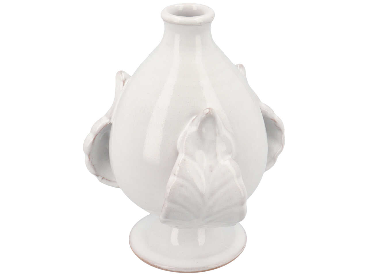 Oliera pumo artigianale 25cm bianca