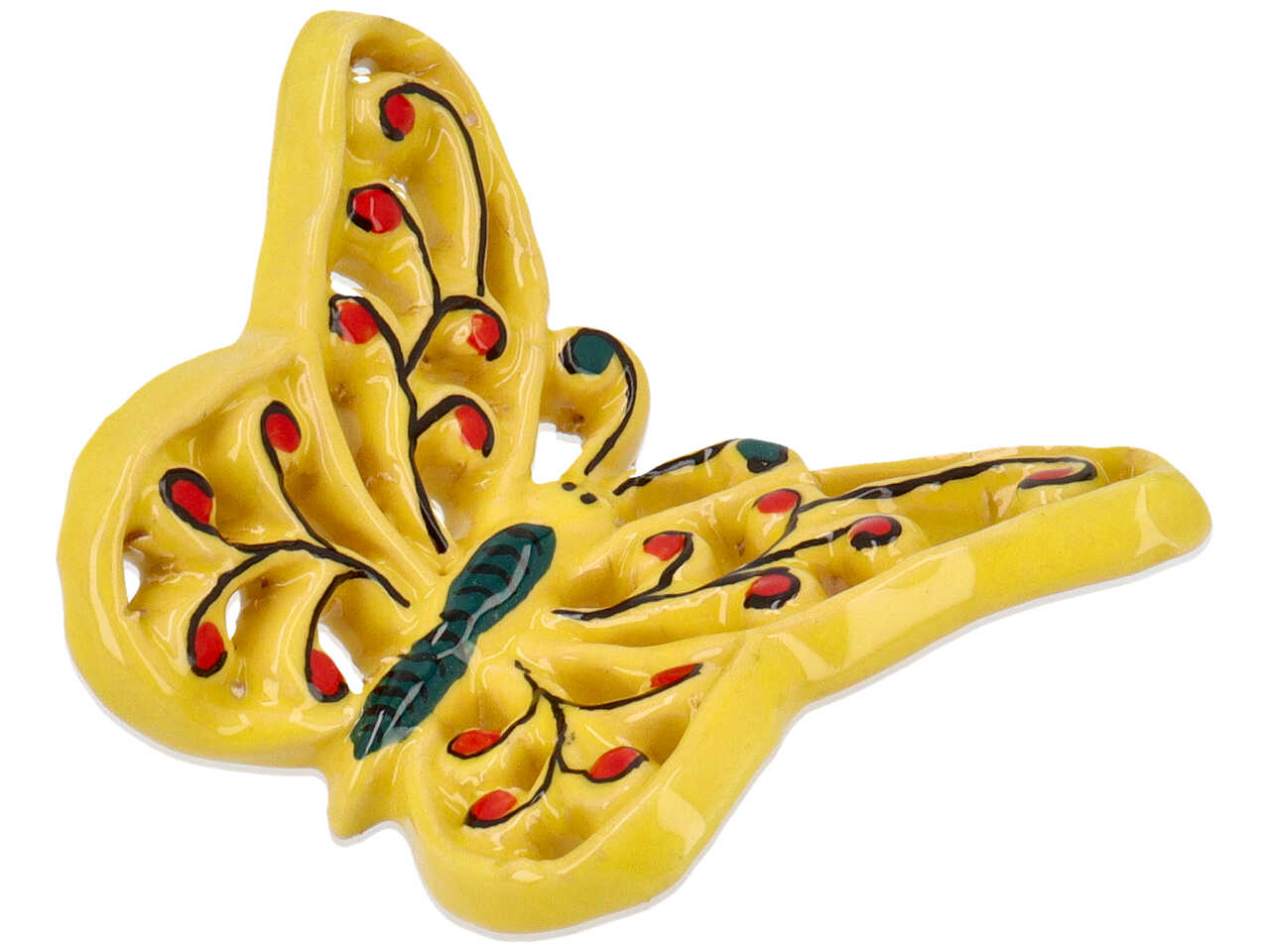 Farfalla artigianale in ceramica