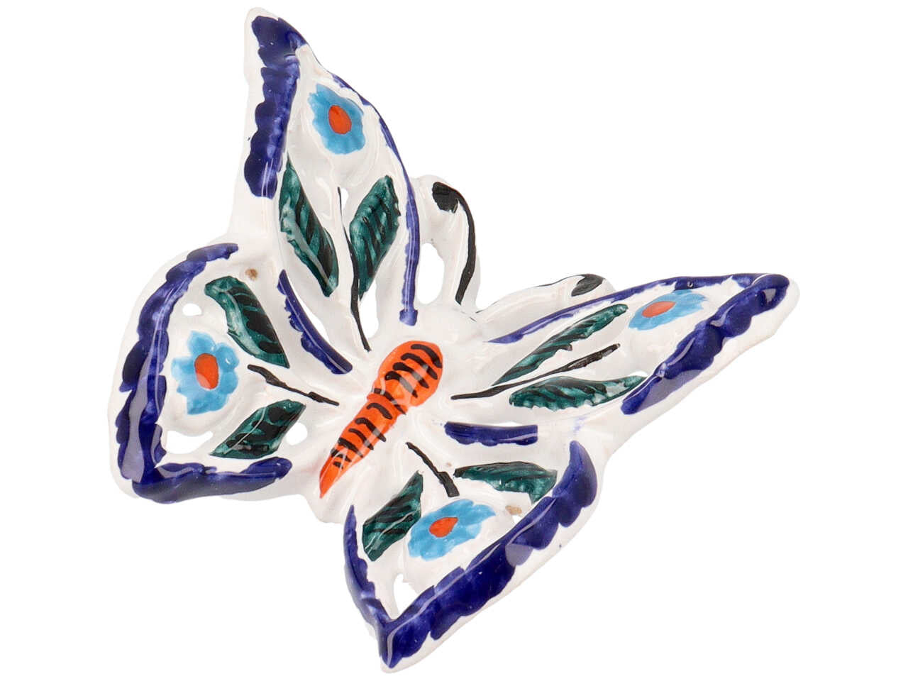 Farfalla artigianale in ceramica