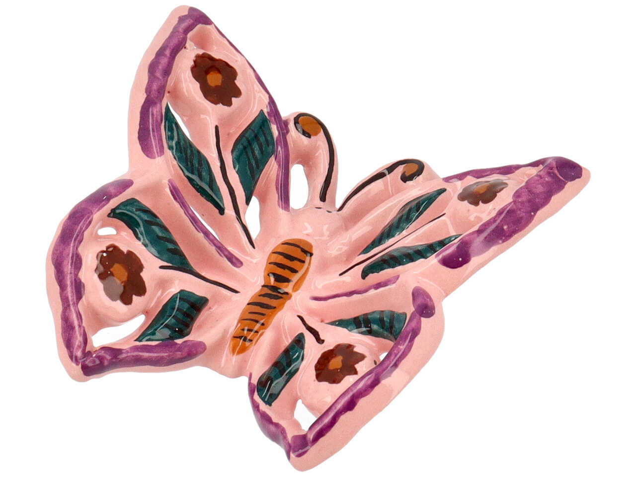 Farfalla artigianale in ceramica
