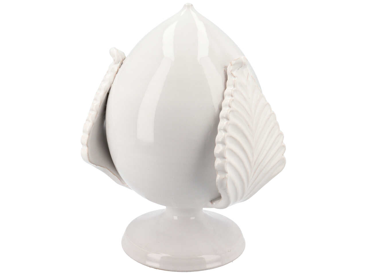 Pumo artigianale 30cm bianco