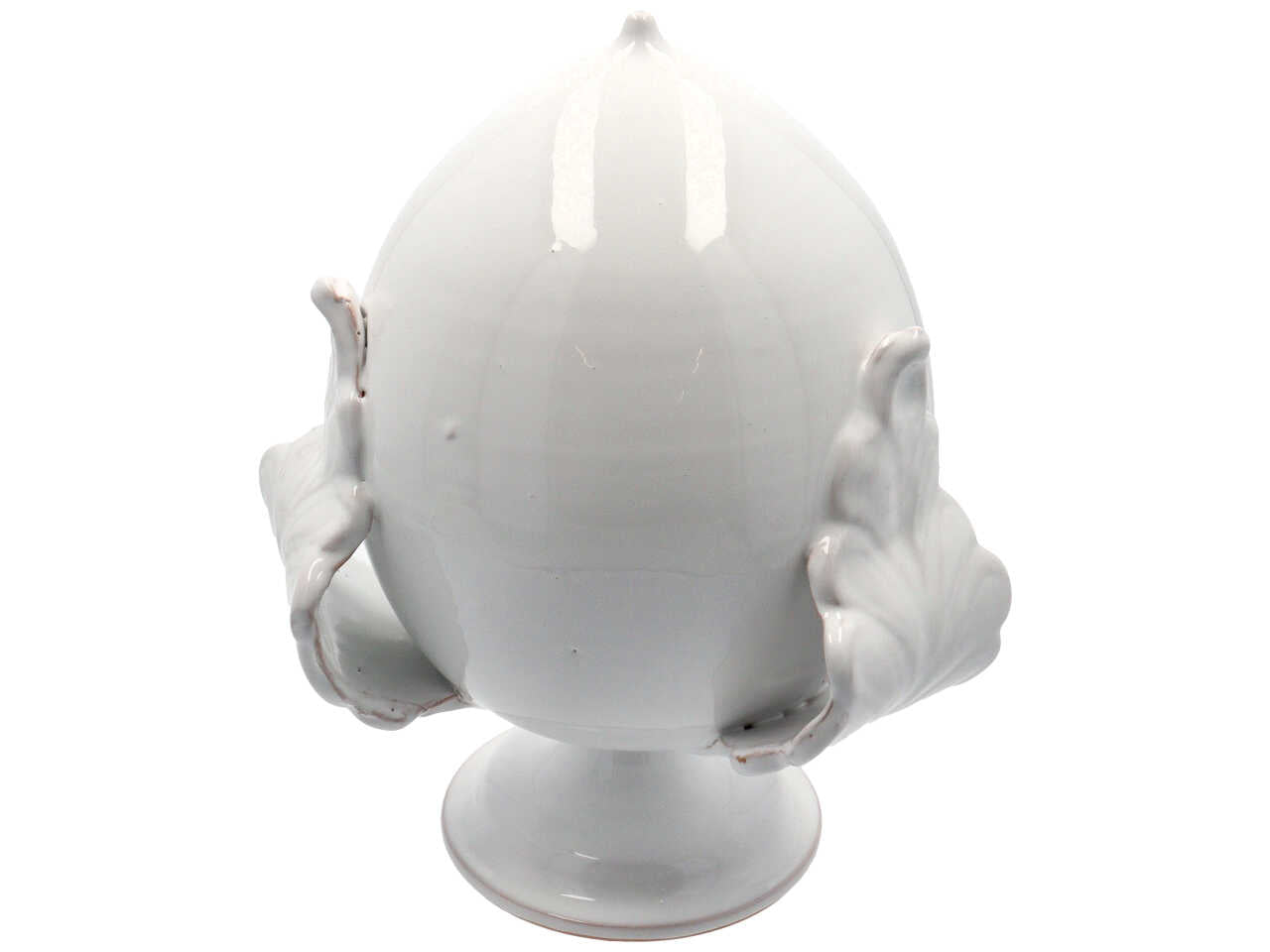 Pumo artigianale 35cm bianco