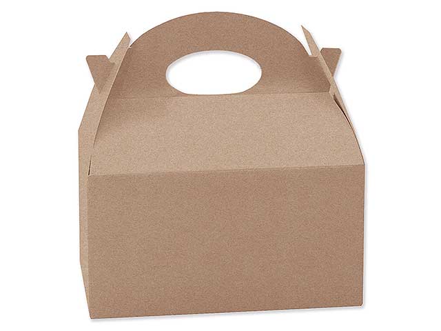 Scatola regalo 16x16x10,5cm kraft 12pz 1807