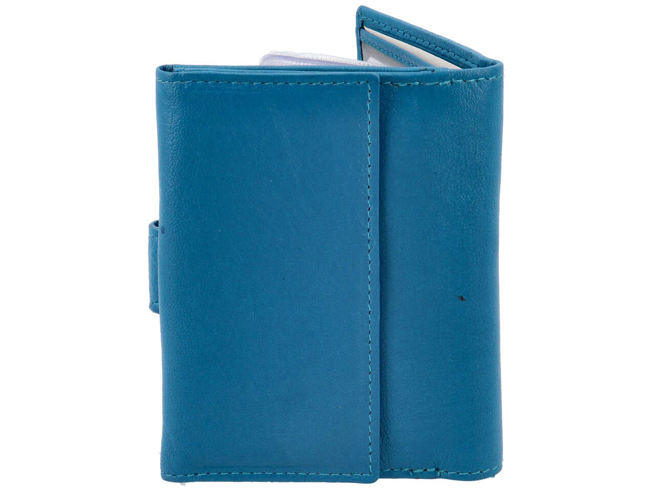 P.fogli uomo pelle bluette be-305