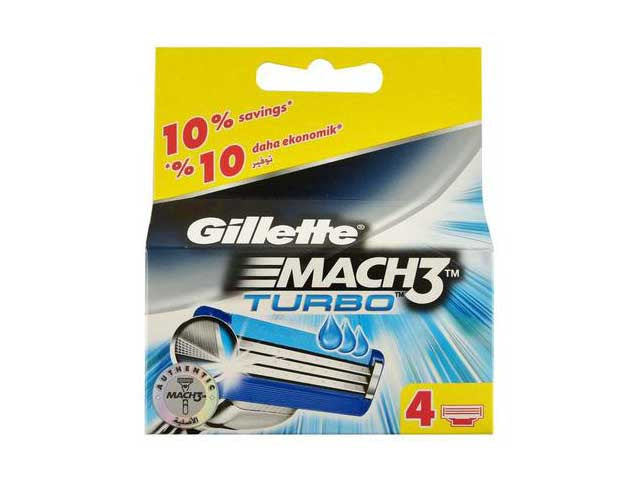 Gillette mach 3 ricambi x 4 turbo $