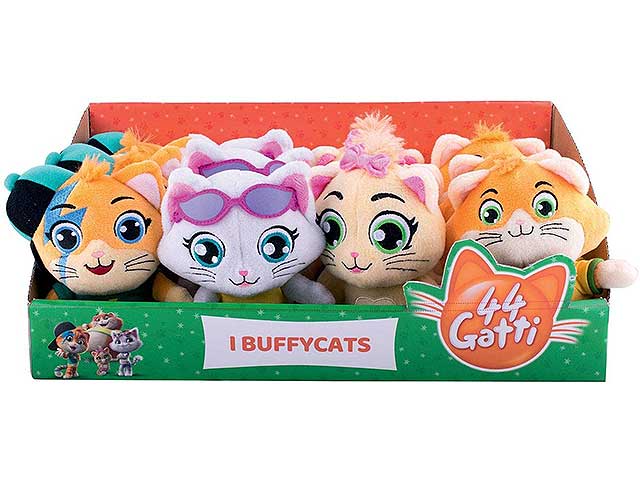 44 gatti peluche 13cm 7600170100w02$
