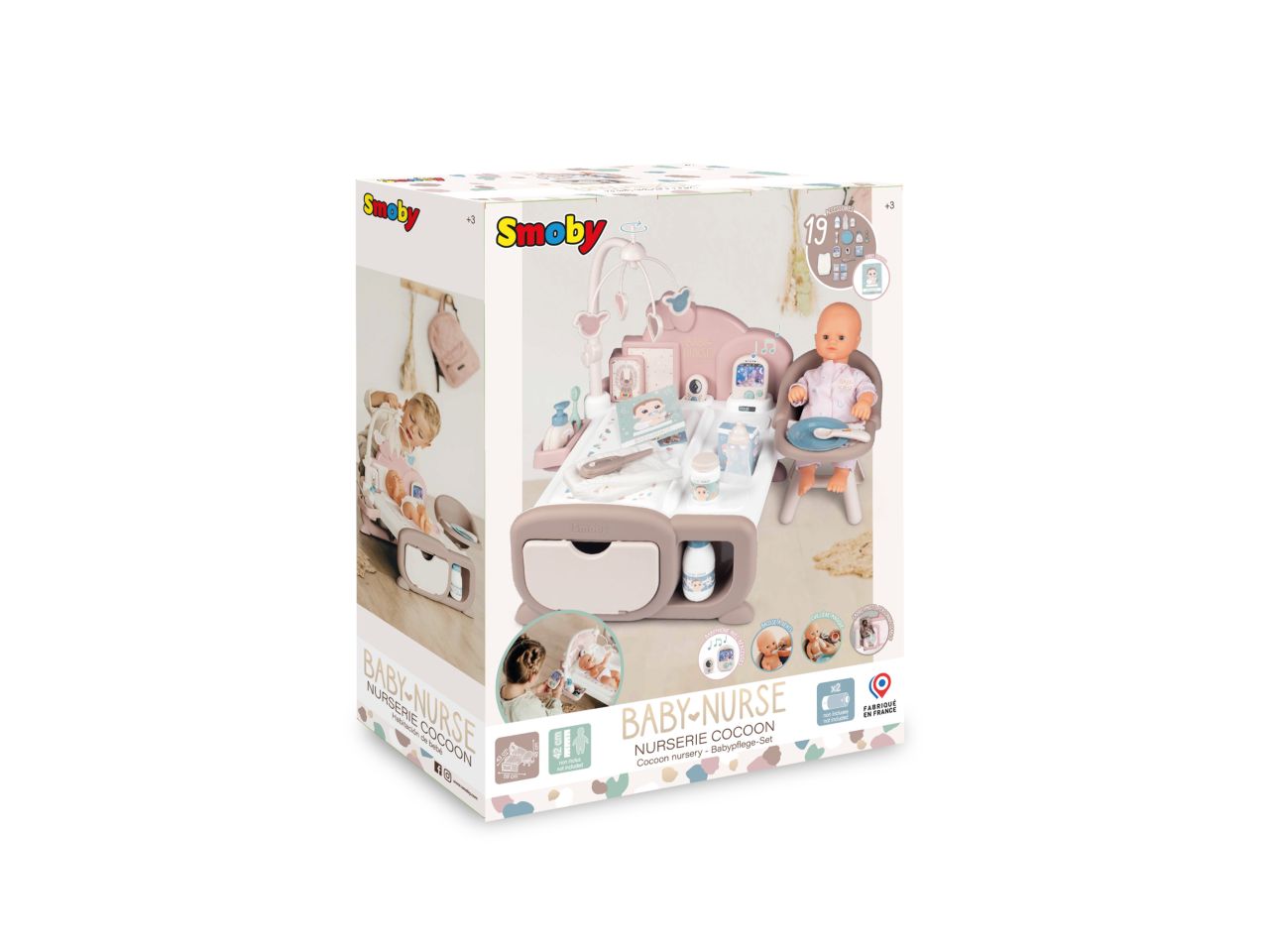 Baby Nurse Cocoon Nursery Smoby Set per cura del bebè