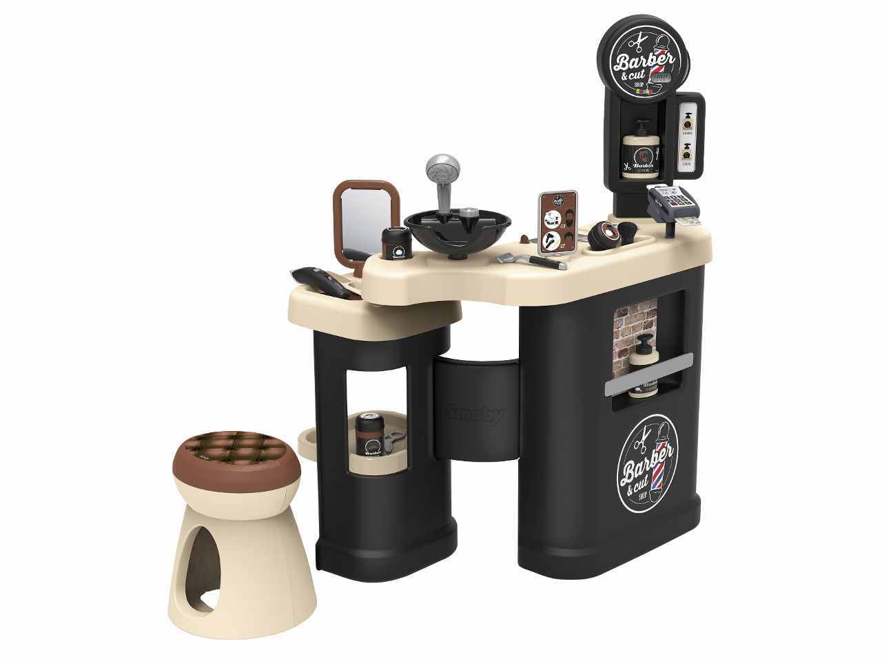 Barber Shop 3 Aree Gioco 19 Accessori Smoby
