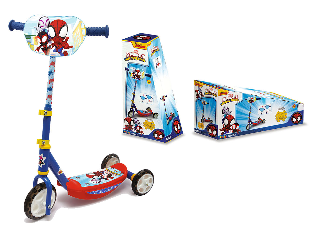 Monopattino Spidey 3 Ruote Smoby