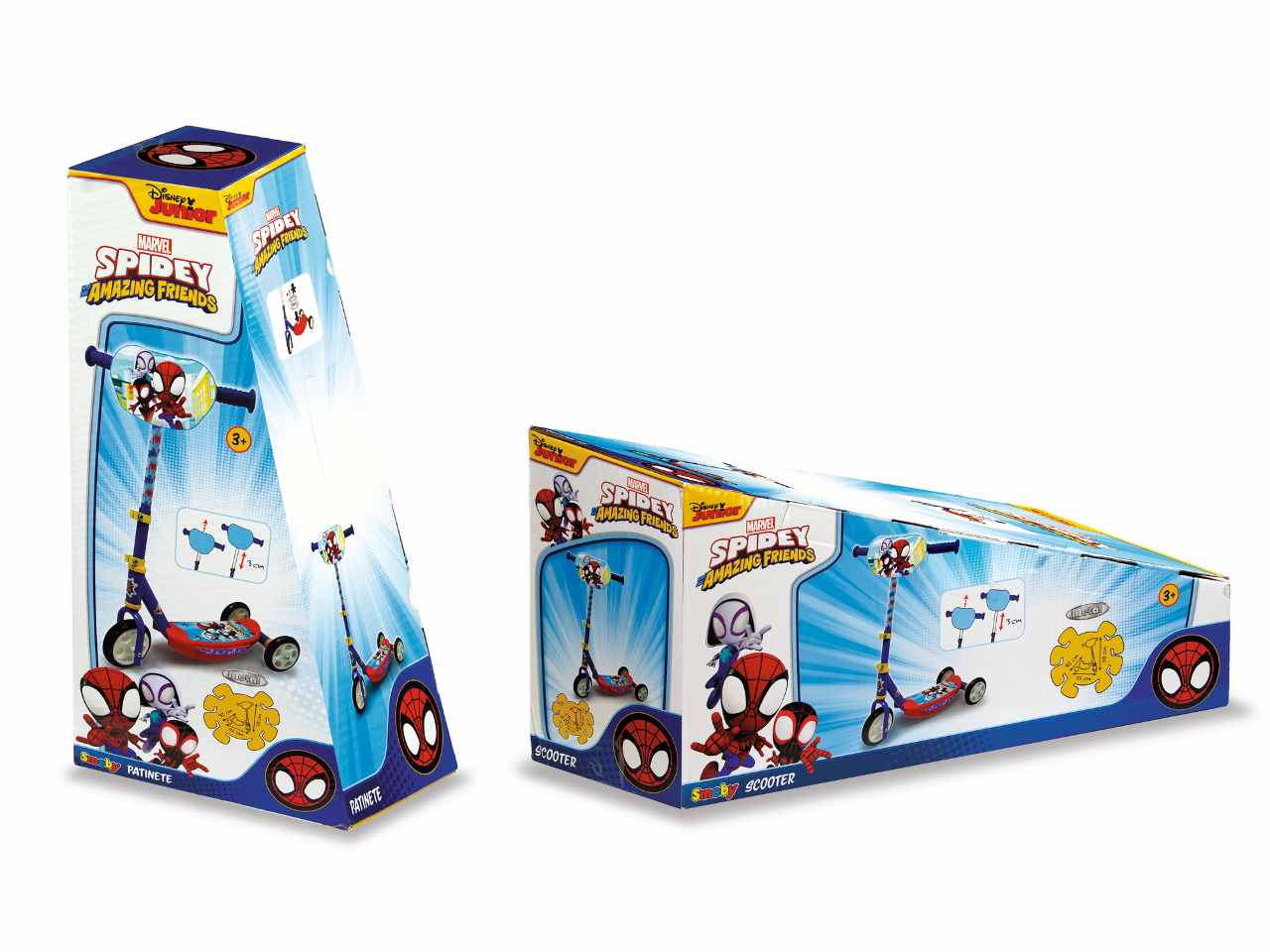 Monopattino Spidey 3 Ruote Smoby