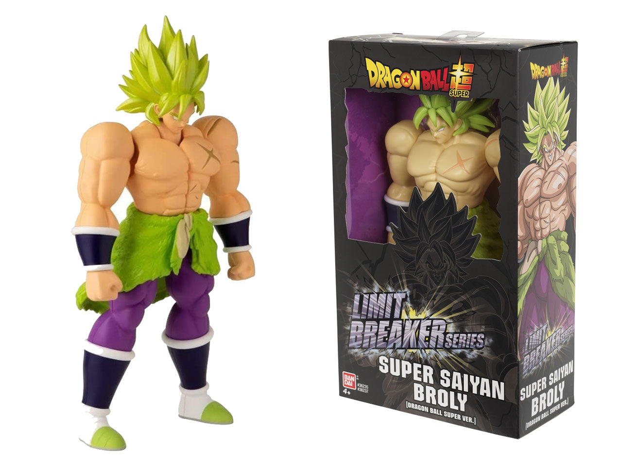 Dragonball personaggio gigante broly 33cm dbs solid