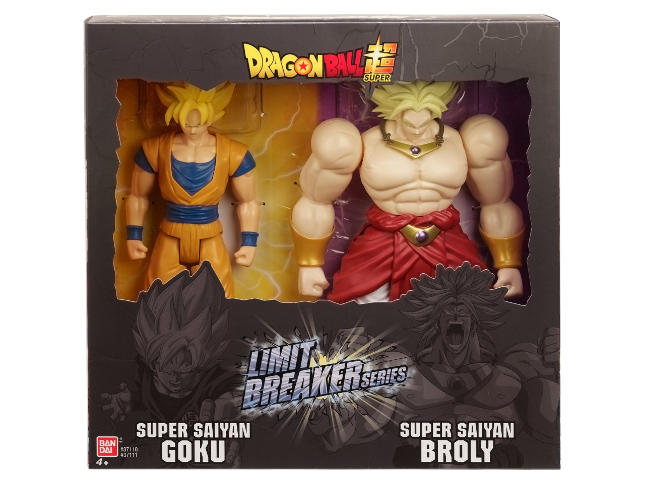 Dragon ball super personaggi giganti - la confezione contiene 2 personaggi