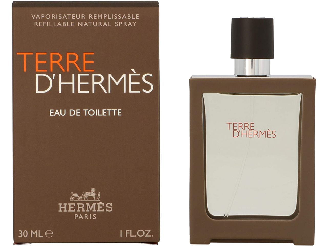 Profumo da uomo hermes terre d'hermes eau de toilette formato da 30ml $