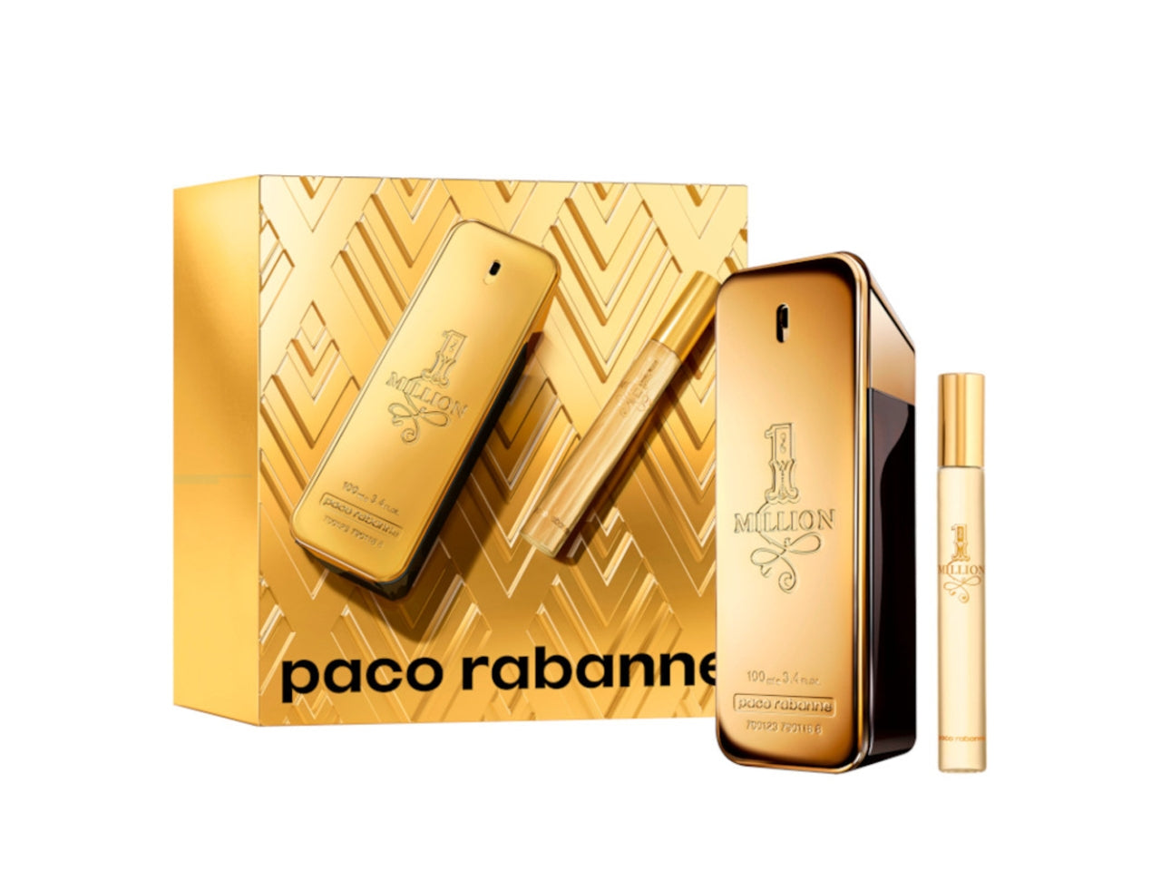 Paco rabanne confezione regalo uomo include 1 eau de toilette da 100ml e il suo vaporizzatore da viaggio da 10ml$