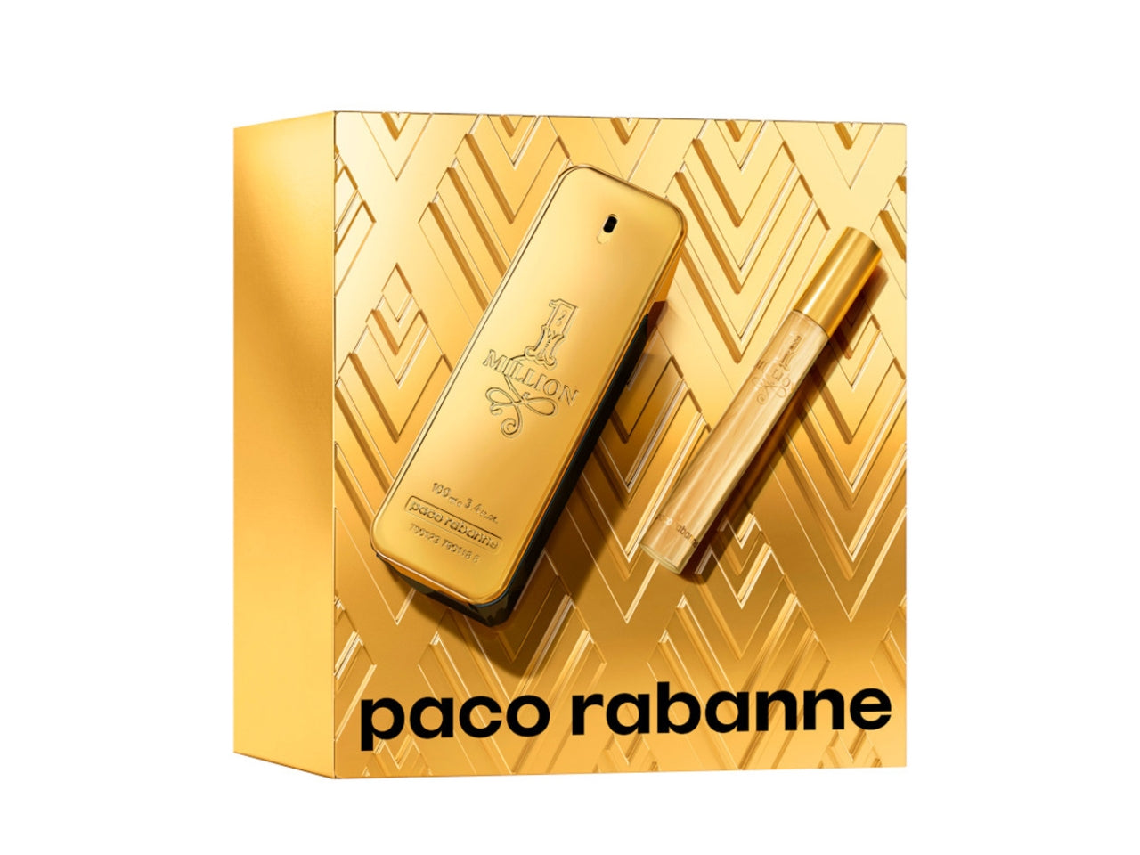 Paco rabanne confezione regalo uomo include 1 eau de toilette da 100ml e il suo vaporizzatore da viaggio da 10ml$