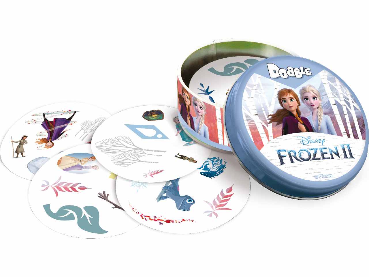Dobble Frozen: Intrattenimento Familiare con i Personaggi di Frozen, per 2-8 Partecipanti, Dai 4 Anni in su, Versione Italiana - Asmodee