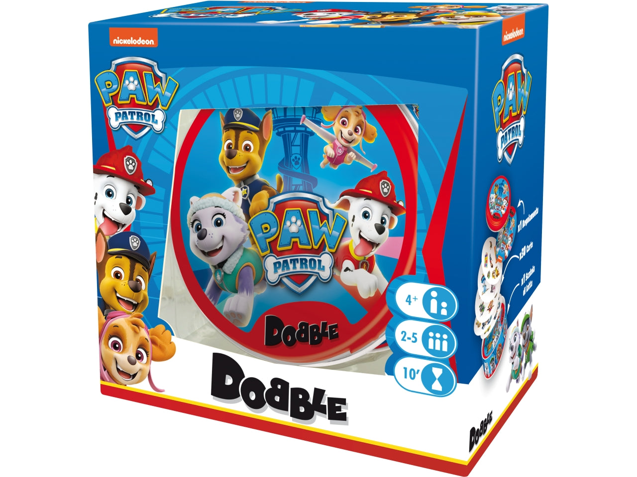 Dobble Paw Patrol: Gioco Familiare Entusiasmante con i Cuccioli di Paw Patrol, per 2-8 Partecipanti, Dai 4 Anni in su, Versione Italiana - Asmodee