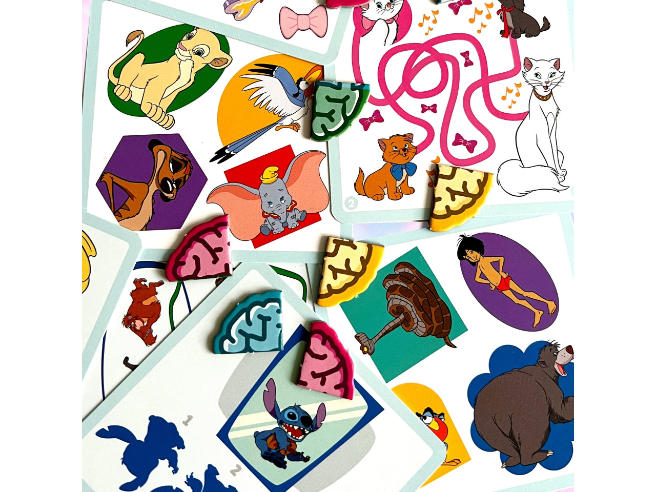 Cortex Disney Kids: Sfide Intellettuali con Personaggi Disney, 2-6 Partecipanti, Dai 6 Anni in su, Versione Italiana - Asmodee