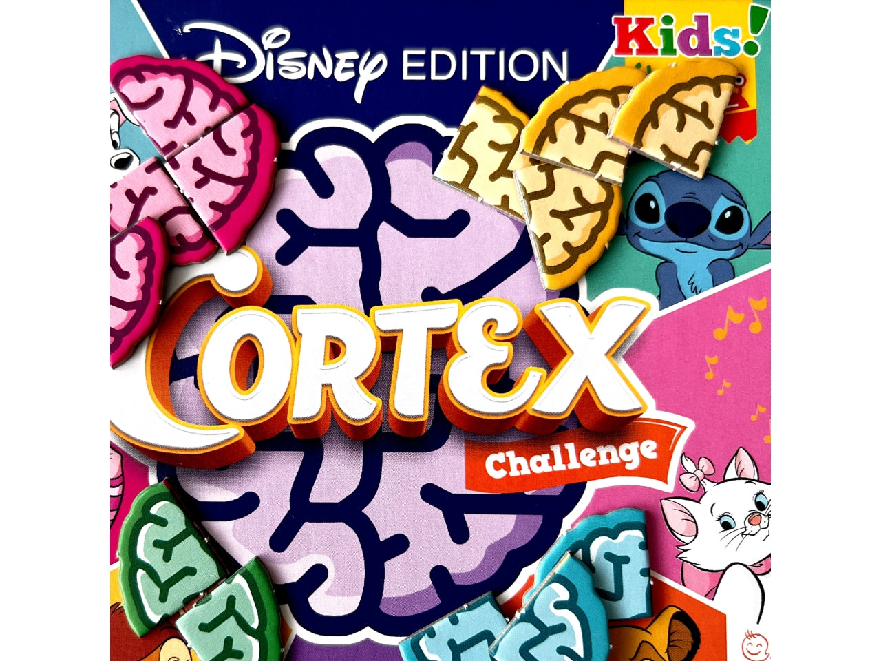 Cortex Disney Kids: Sfide Intellettuali con Personaggi Disney, 2-6 Partecipanti, Dai 6 Anni in su, Versione Italiana - Asmodee
