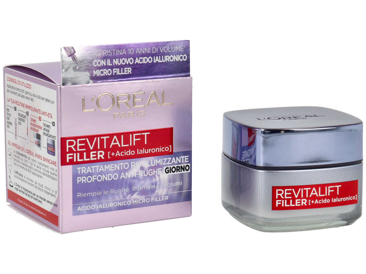L'oreal crema giorno revitalif filler + acido ialuronico