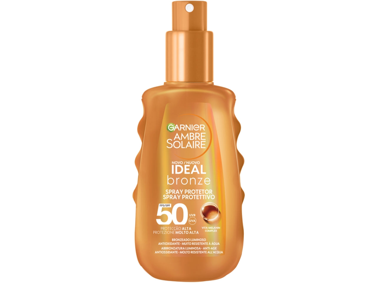 Garnier ambre solaire ideal bronze milk spf50 150ml