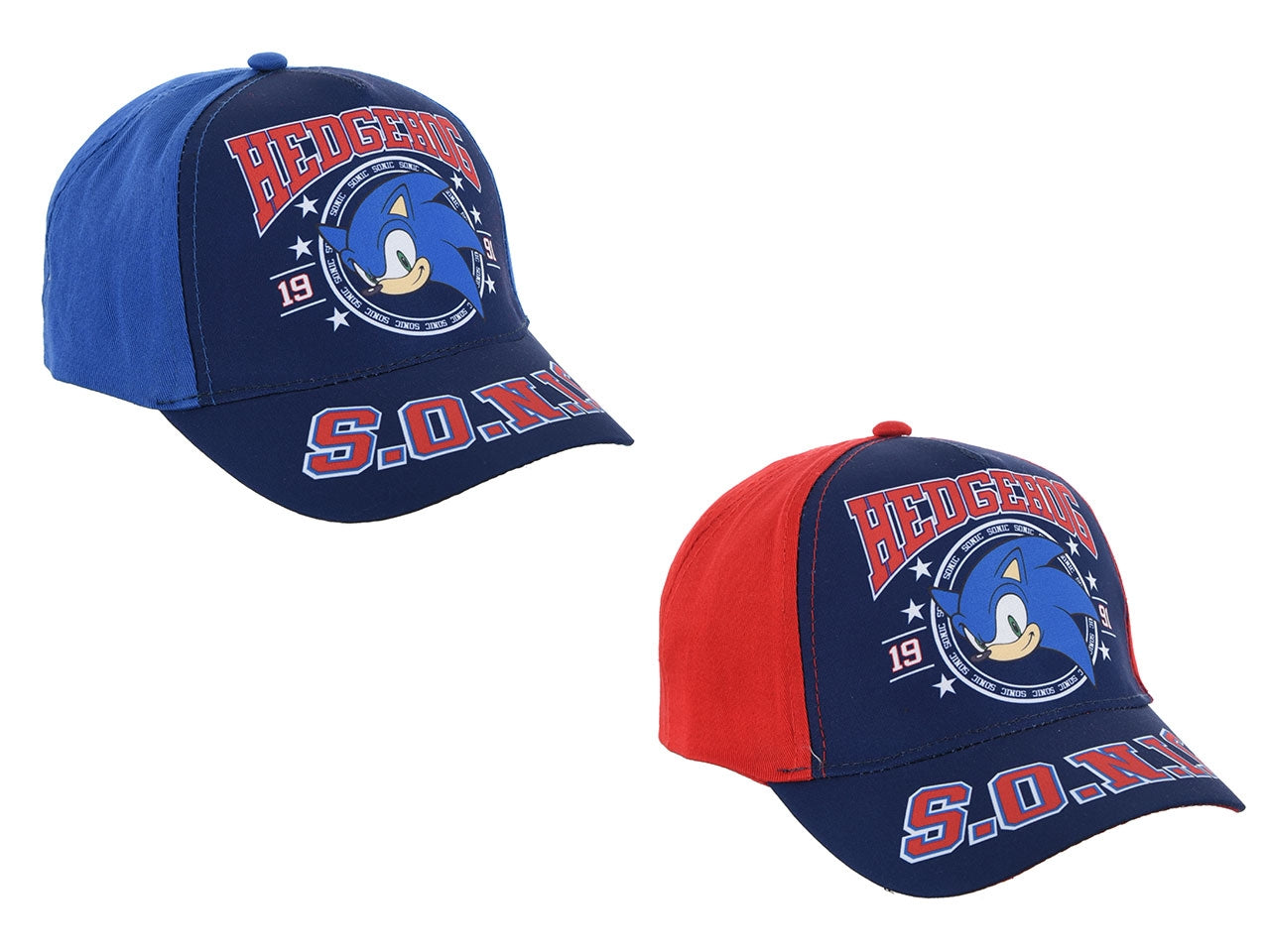 Cappello con visiera bimbo Sonic in tessuto taglia 52 e 54 regolabile - Sun City