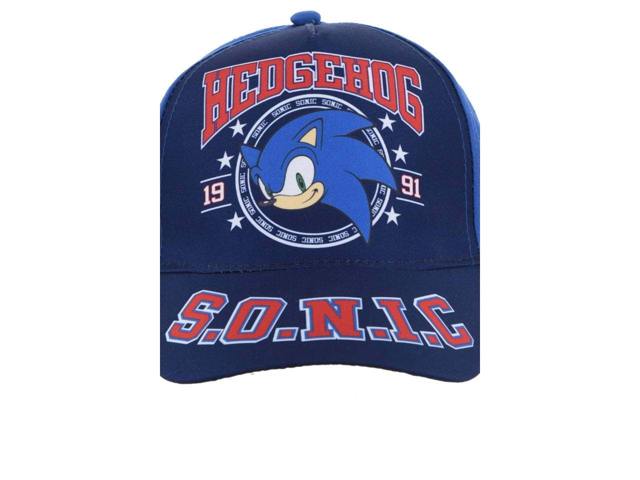 Cappello con visiera bimbo Sonic in tessuto taglia 52 e 54 regolabile - Sun City