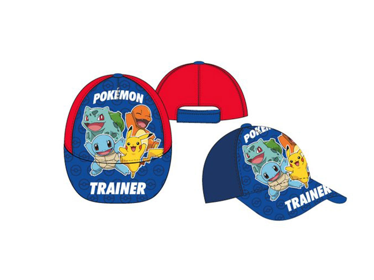 Pokemon cappello con visiera tg.48-50