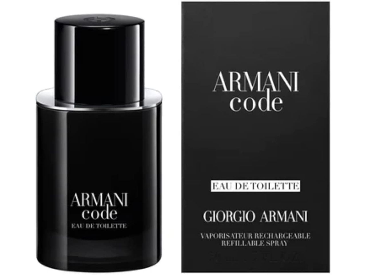 Armani code pour homme ricaricabile edt 50 $
